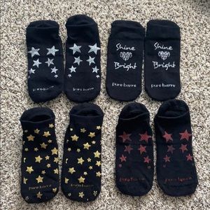4 pairs of Pure Barre Sticky Socks